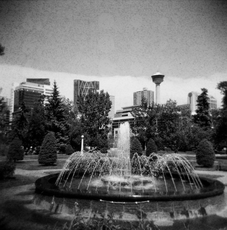 fountain in Central Memorial Park