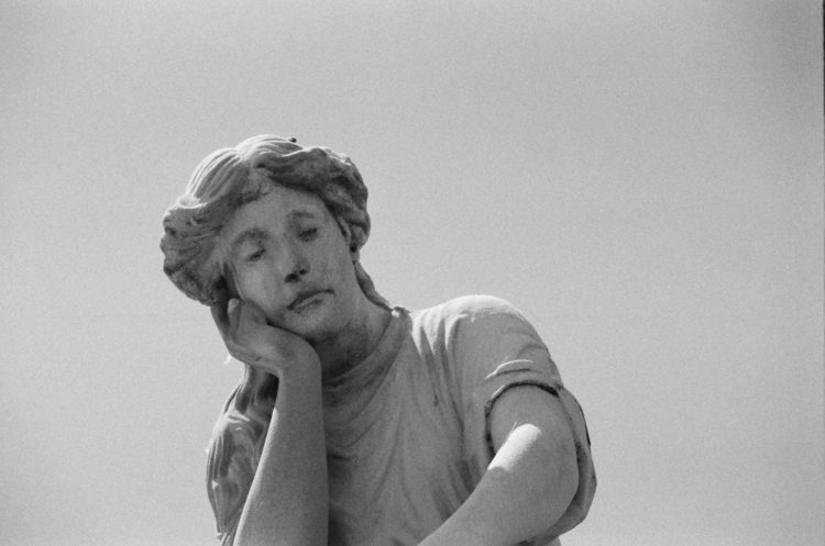 Breckenridge statue close-up