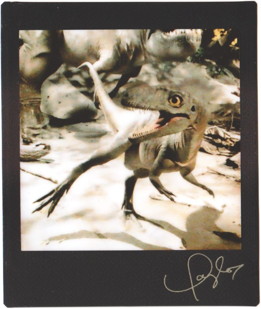 dinosaur model at Royal Tyrrell Museum