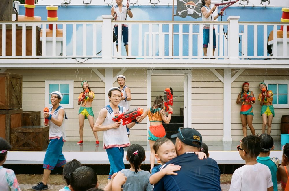audience gets soaked at Ocean Park, Hong Kong