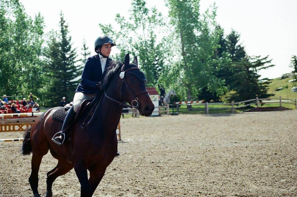 show jumping at Spruce Meadows, Calgary, AB