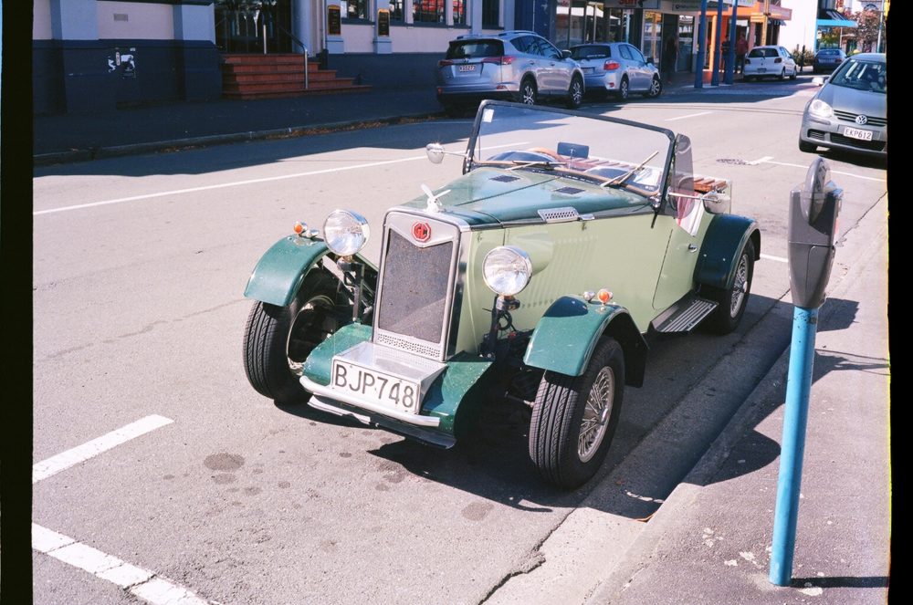 classic car in Blenheim, New Zealand