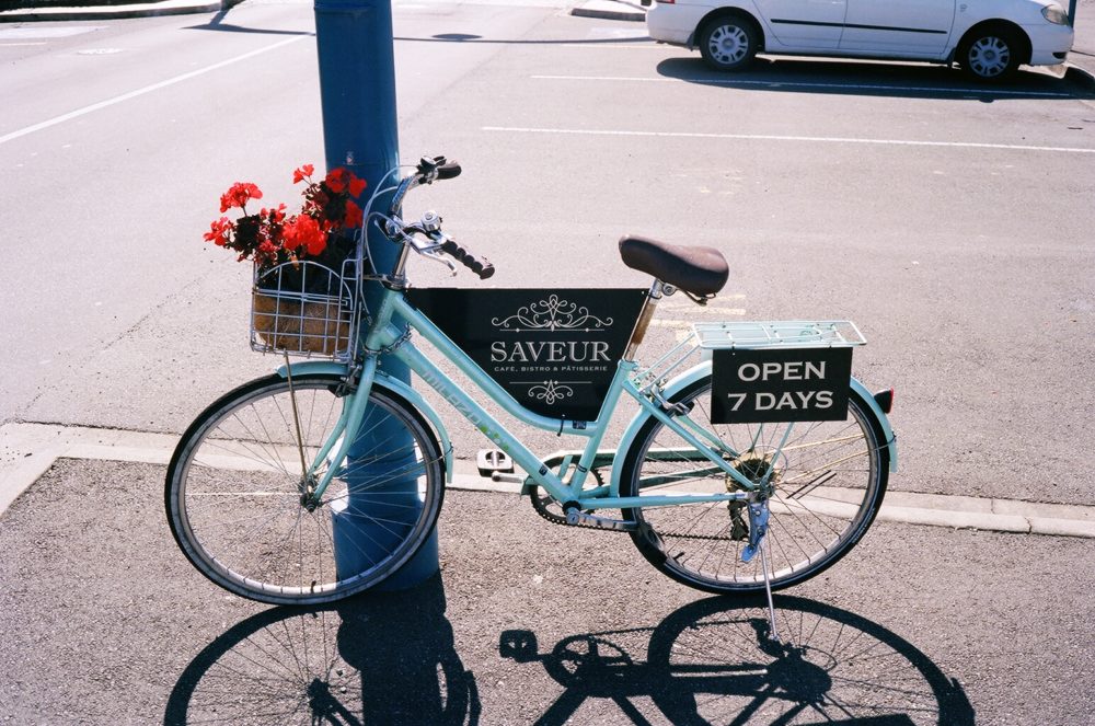 Saveur bicycle in Blenheim, New Zealand