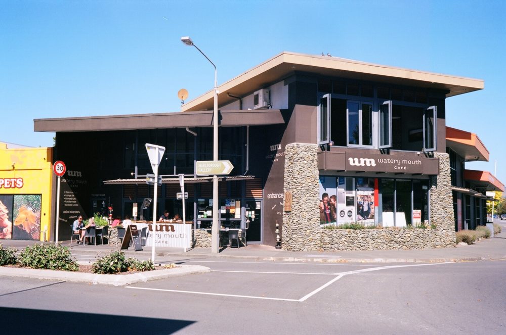 Watery Mouth Café in Blenheim, New Zealand