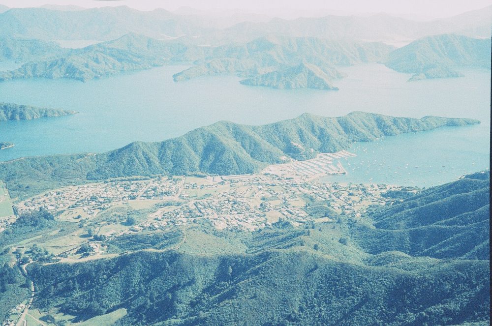 Waikawa New Zealand from the air