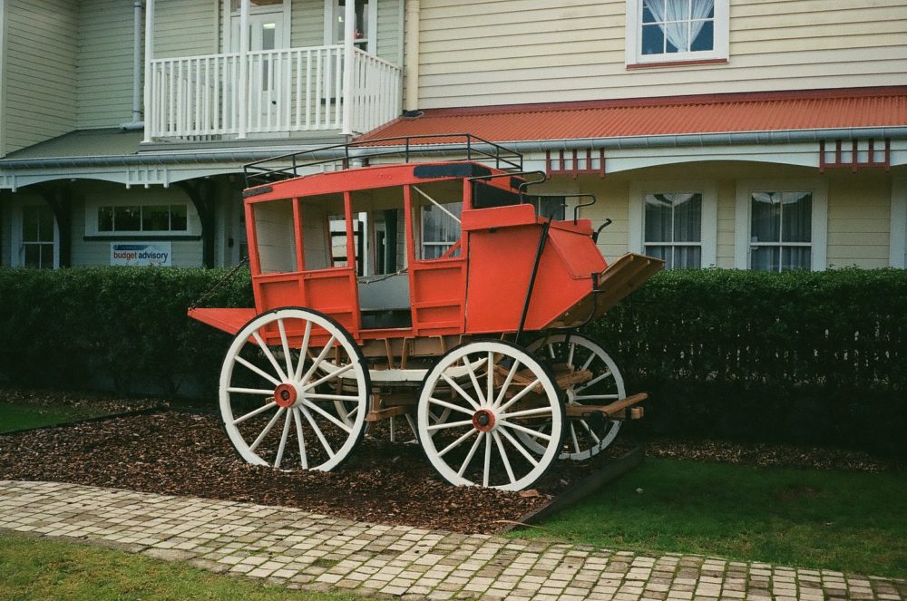 stagecoach at Historic Village, Tauranga, NZ