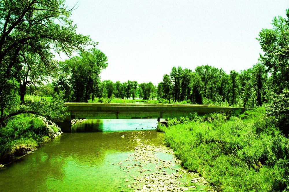 a bridge in Fish Creek Park