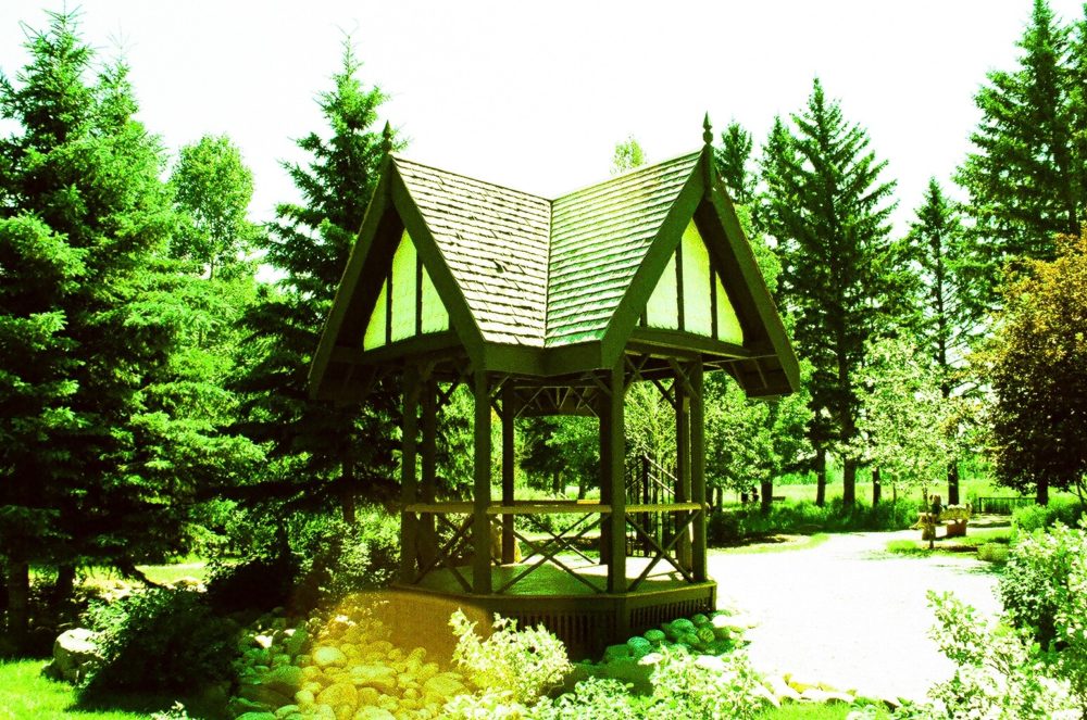 gazebo at Bow Valley Ranch in Fish Creek Park