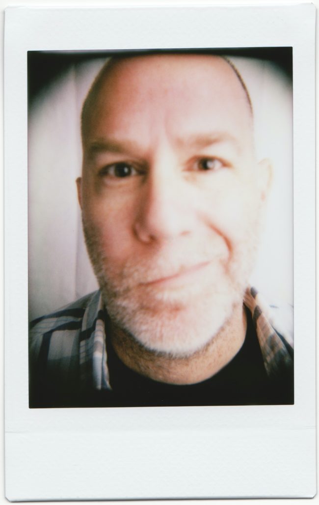 Instax Mini photo taken with a Holga