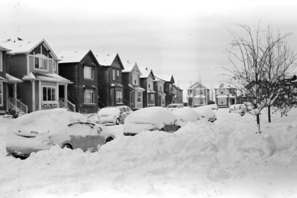 40cm of snow in Calgary, Alberta