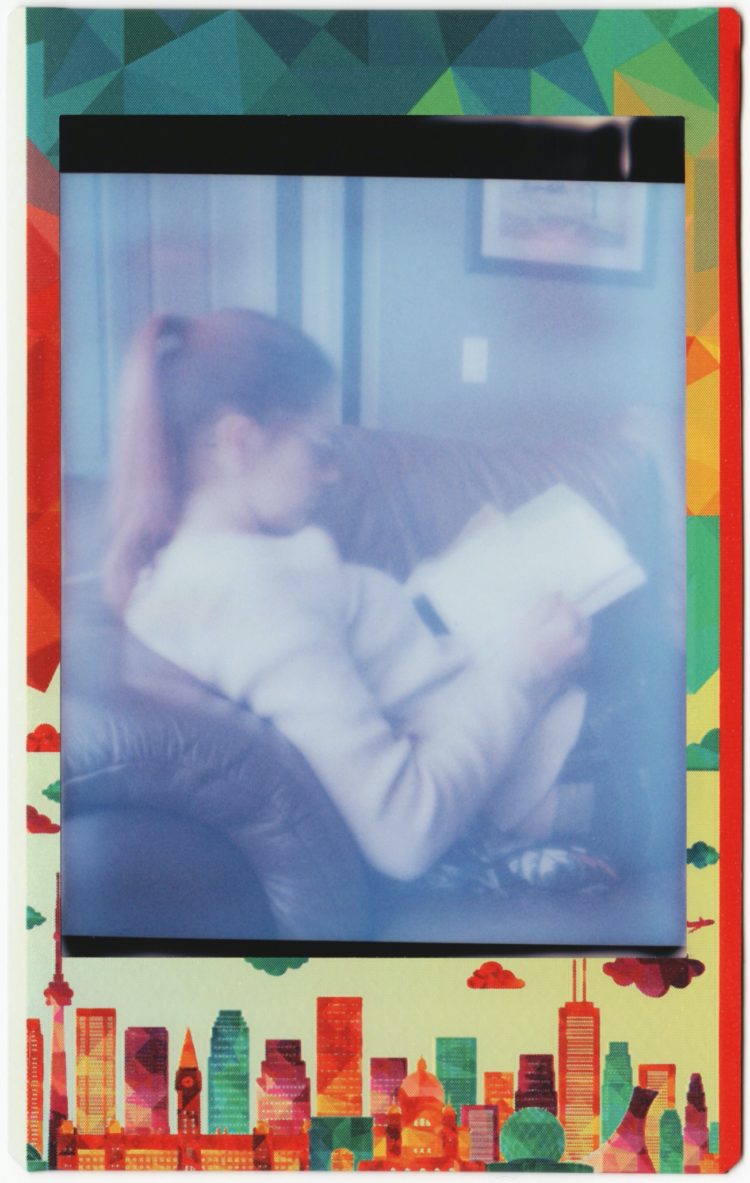 pinhole photo using Fuji Instax Mini film