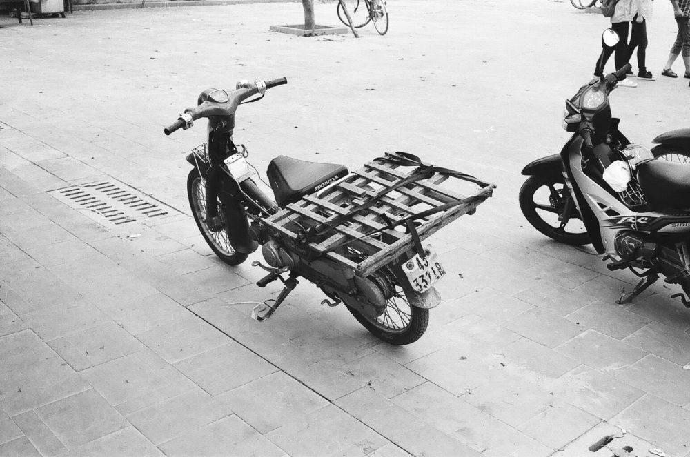 a scooter in Hoi An, Vietnam