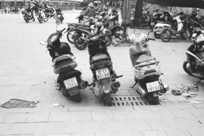 scooters in Hoi An, Vietnam