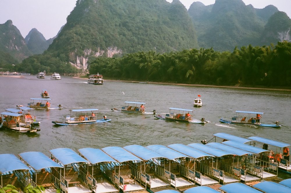 River rafting in Yangshuo, China