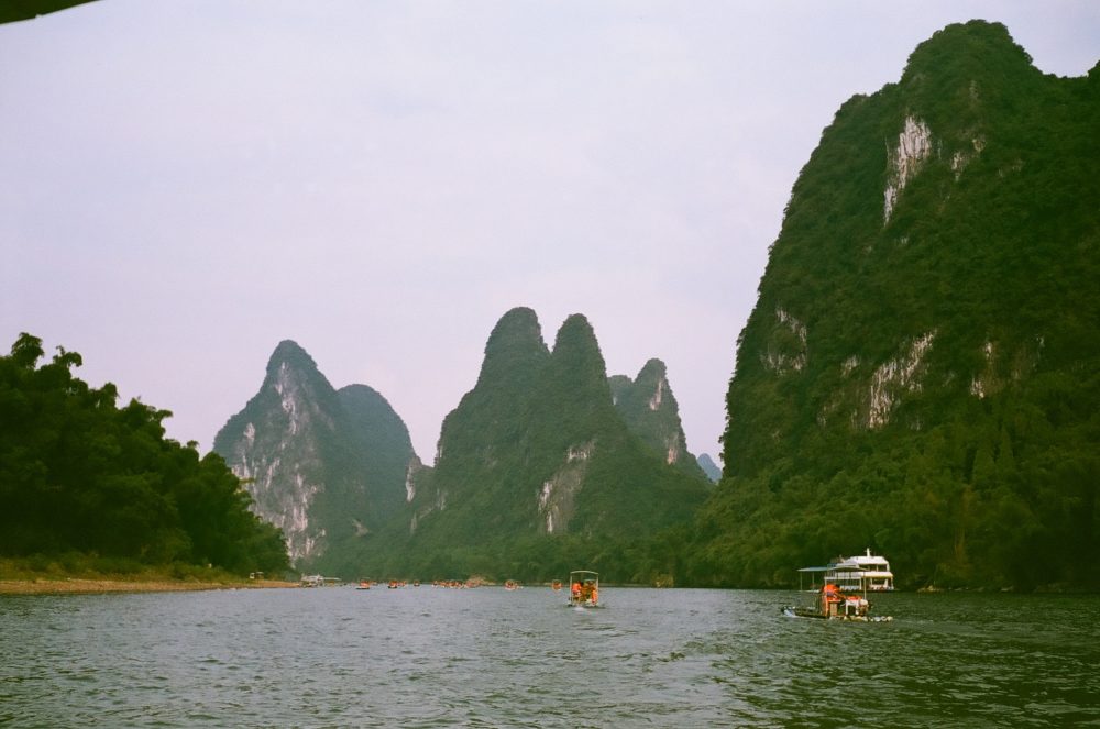 River rafting in Yangshuo, China