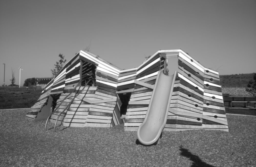 playground at Ralph Klein Park in Calgary, Canada