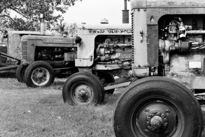 tractors at Coyote Flats