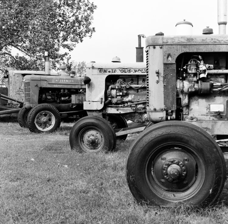 tractors at Coyote Flats