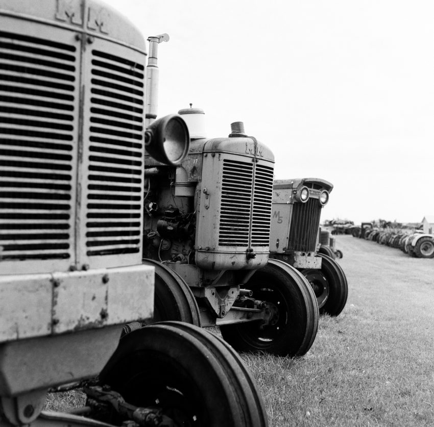 tractors at Coyote Flats