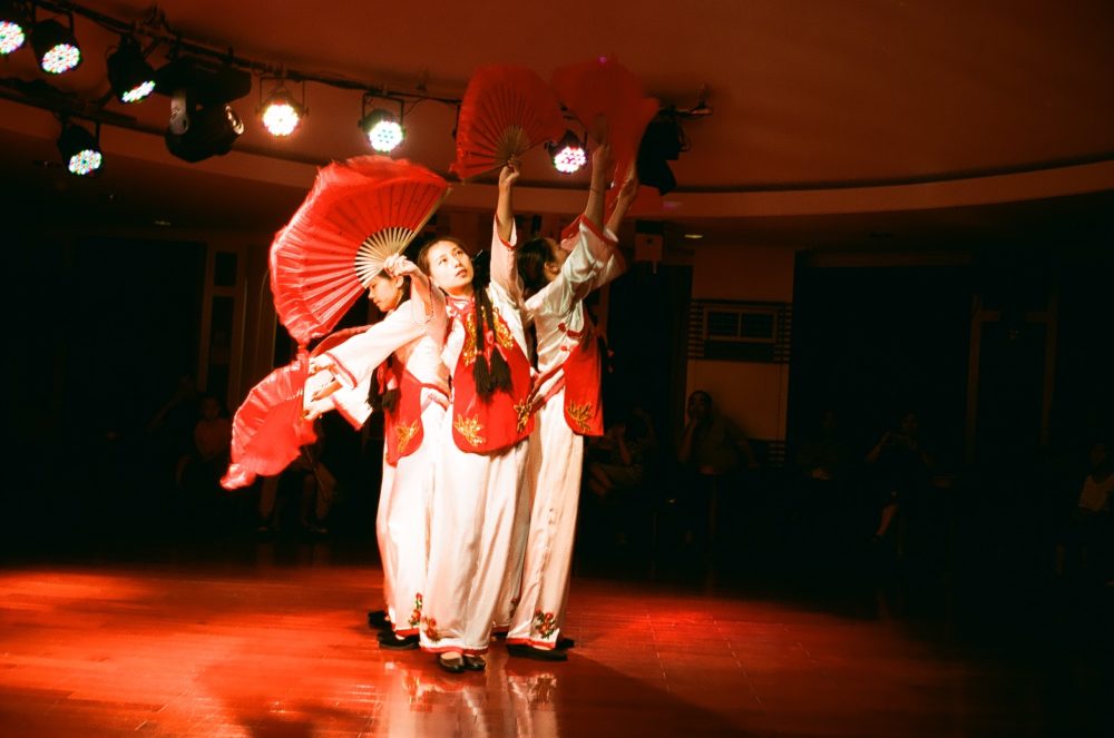 dancers aboard the Victoria Grace (Yangtze River Cruise)