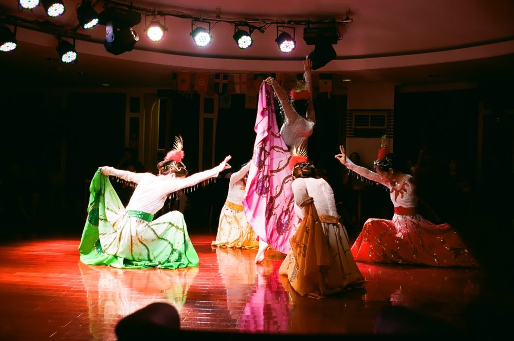 dancers aboard the Victoria Grace (Yangtze River Cruise)