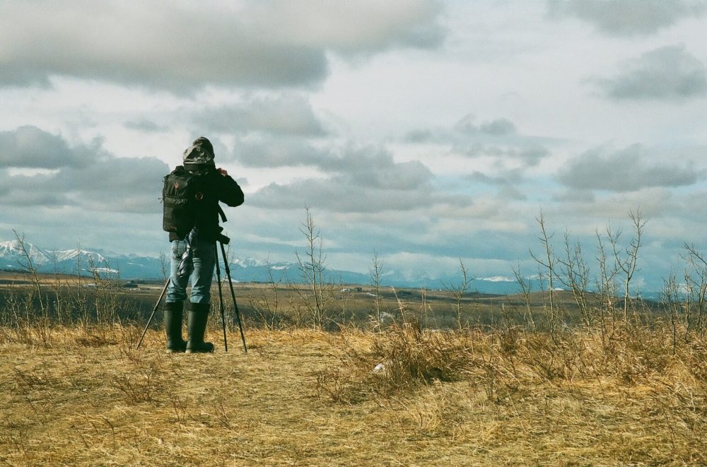 photographer at Glenbow Ranch Provincial Park