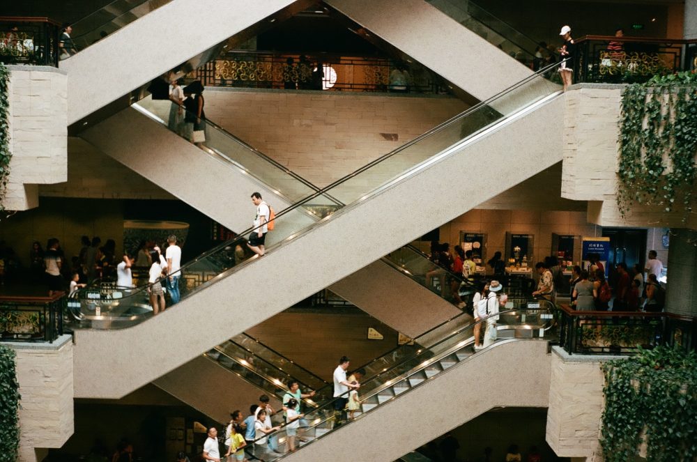 Shanghai Museum escalators