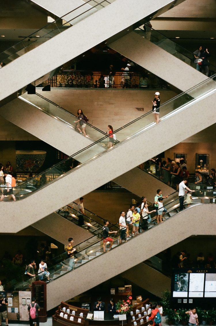 Shanghai Museum escalators