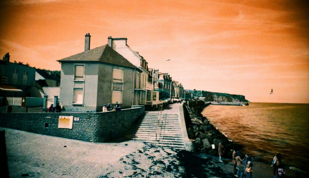 Arromanches shot on LomoChrome Turquoise film
