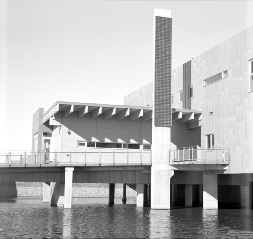 building at Ralph Klein park