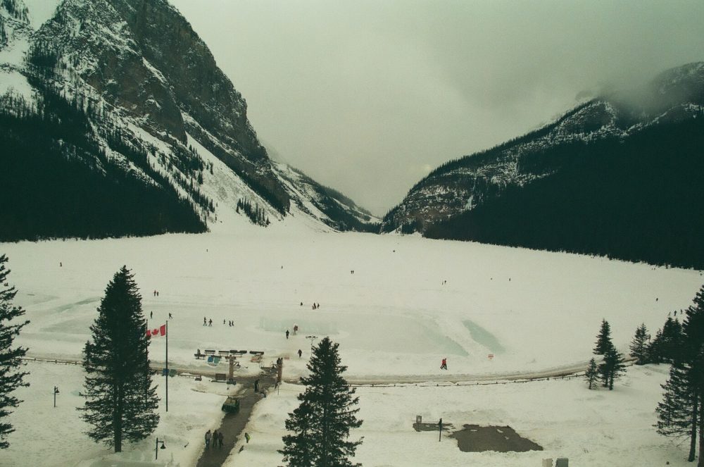 the view from the Fairmont Chateau Lake Louise