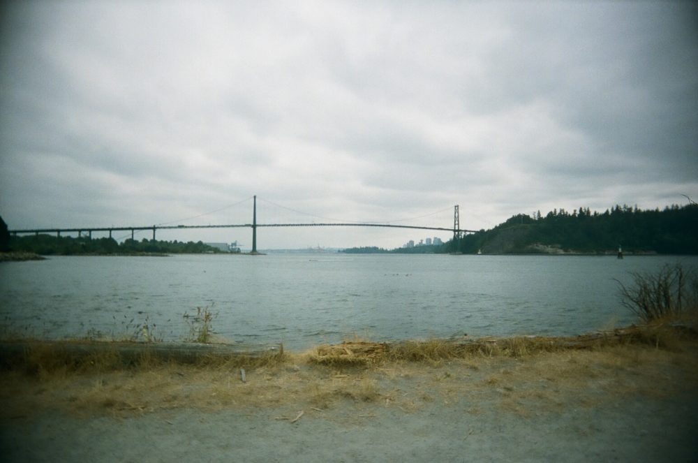 Lions Gate Bridge from Ambleside Park, West Vancouver