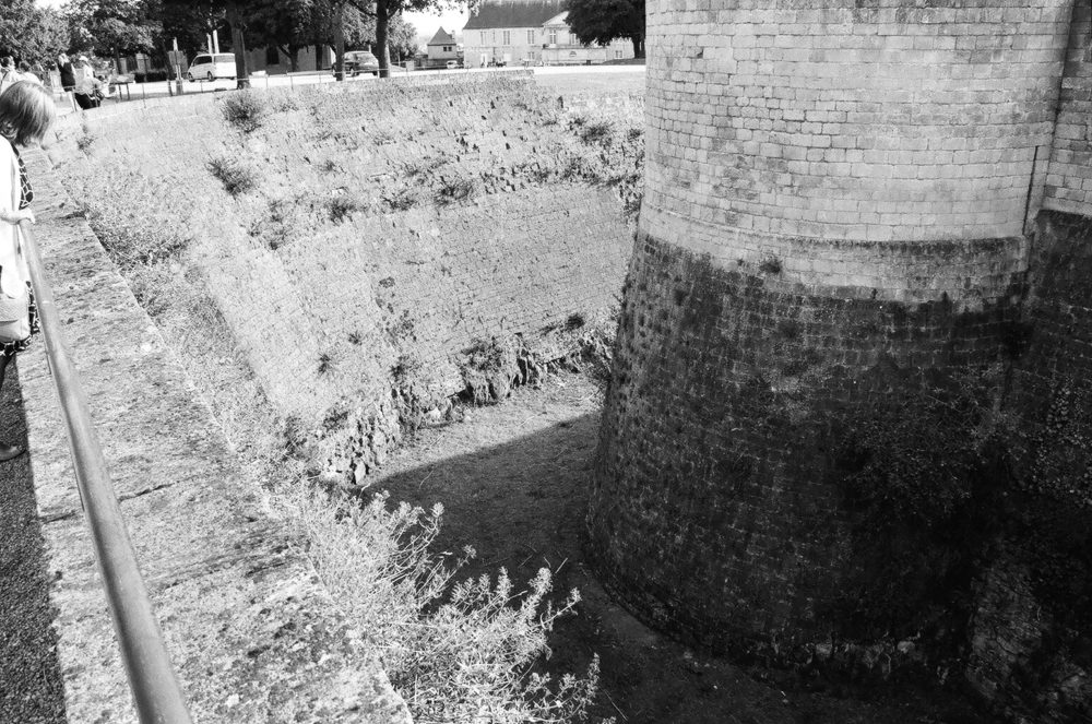 Château de Caen castle moat