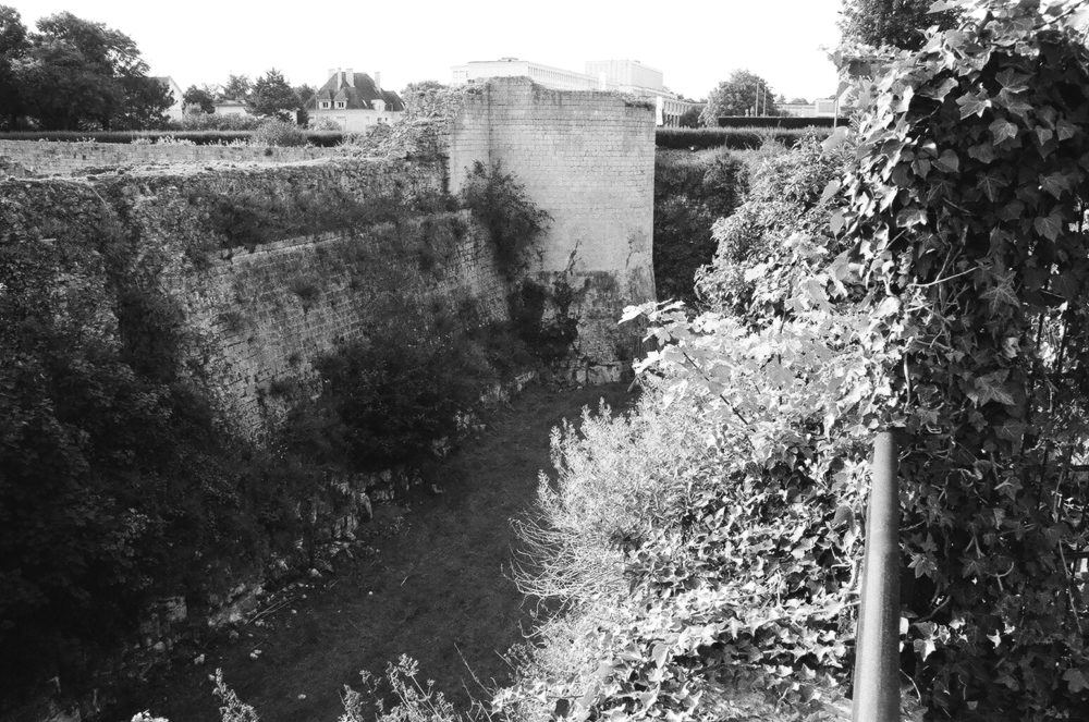 Château de Caen castle moat