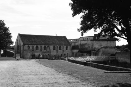 Château de Caen castle Exchequer & rampart wall