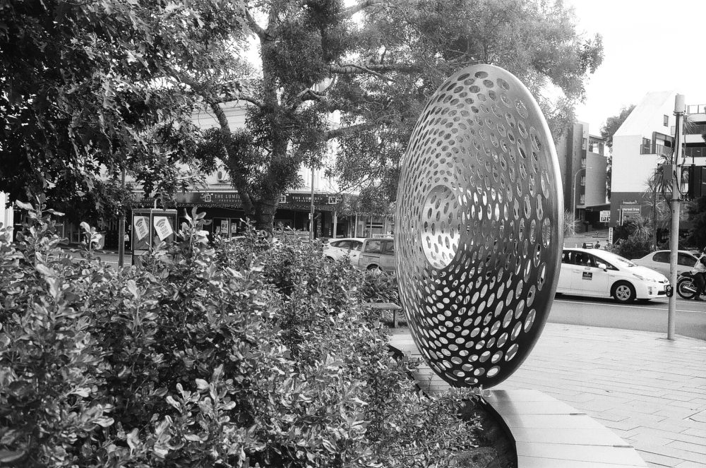 'Sliver' by Virginia King located in Auckland, NZ