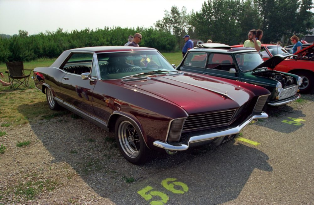 deep purple car at Bearspaw Classic Car Show and Shine