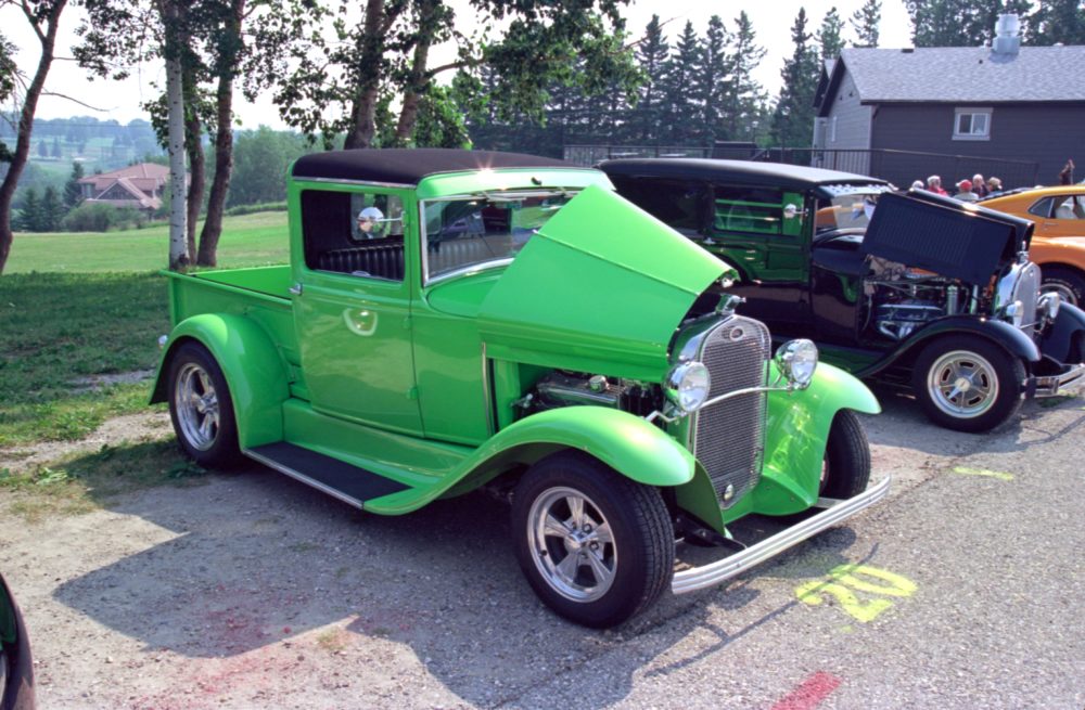 vintage car at Bearspaw Classic Car Show and Shine