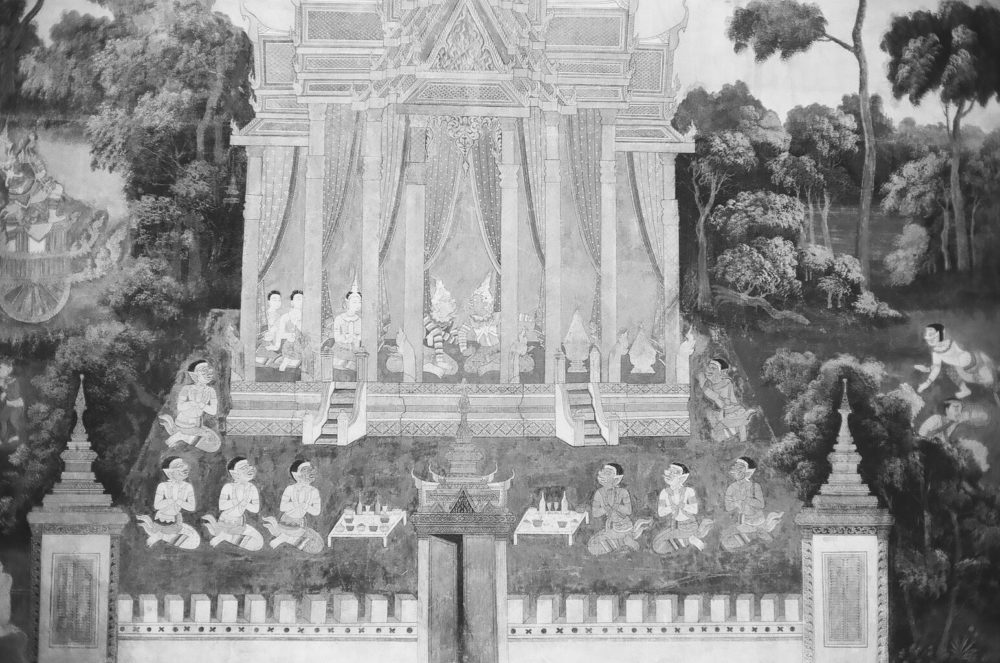 mural at Cambodia's Royal Palace