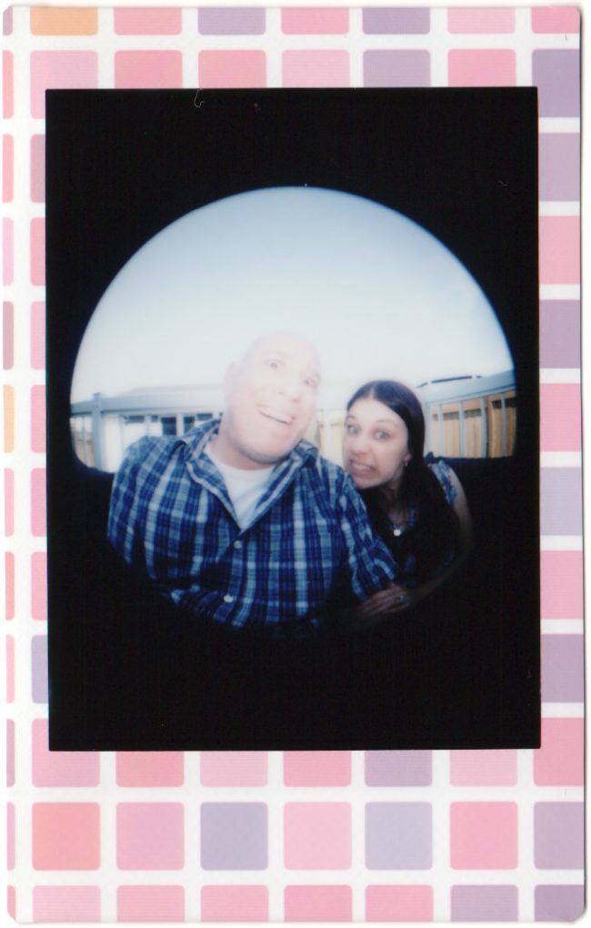 Fuji Instax Mini Stained Glass edition, Lomography Lomo’Instant San Sebastián with fisheye lens