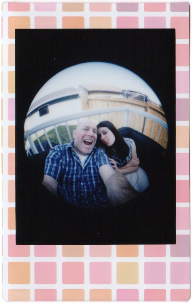 Fuji Instax Mini Stained Glass edition, Lomography Lomo’Instant San Sebastián with fisheye lens