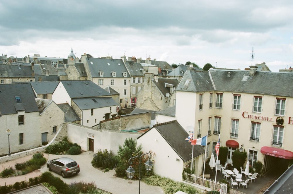 a view of Bayeux from the Villa Lara Hotel