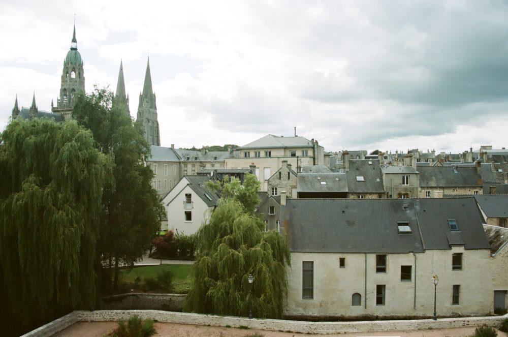 a view of Bayeux from the Villa Lara Hotel