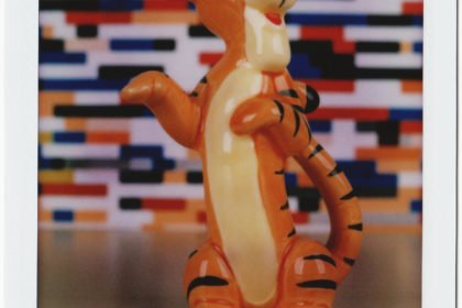 Tigger on Instax Mini shot with a Mamiya C220 TLR