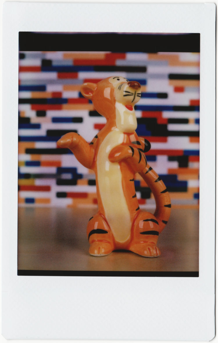 Tigger on Instax Mini shot with a Mamiya C220 TLR