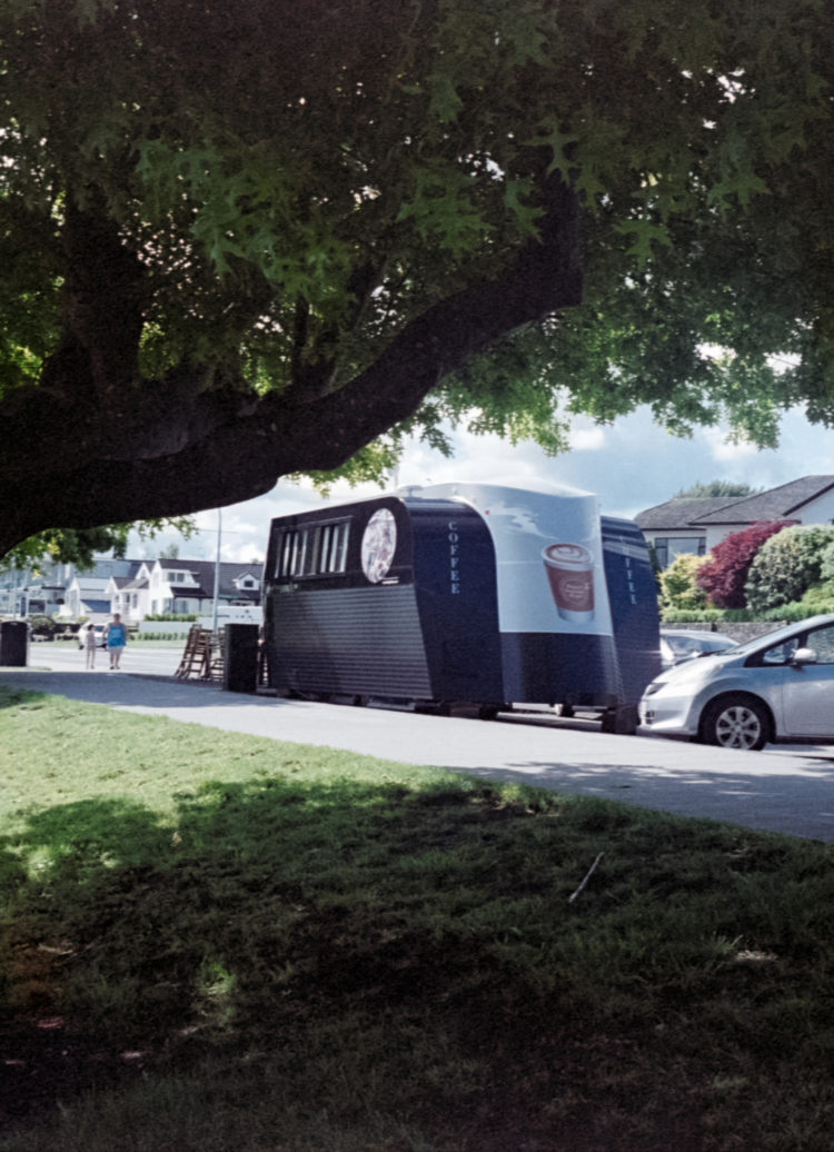 Coffee at Lake Taupo, NZ