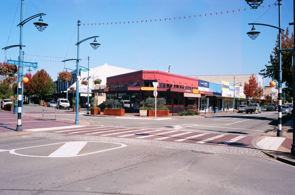 street in Blenheim, NZ