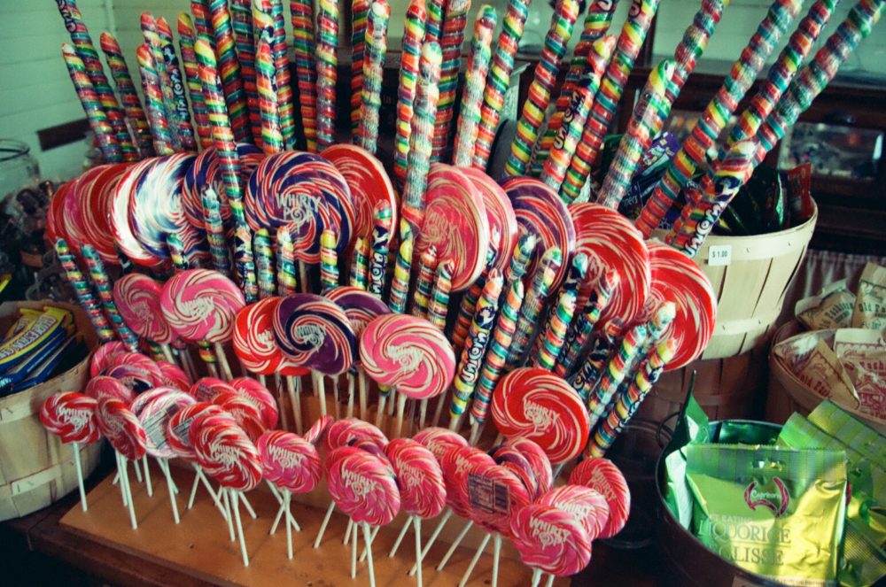 the candy store at Heritage Park