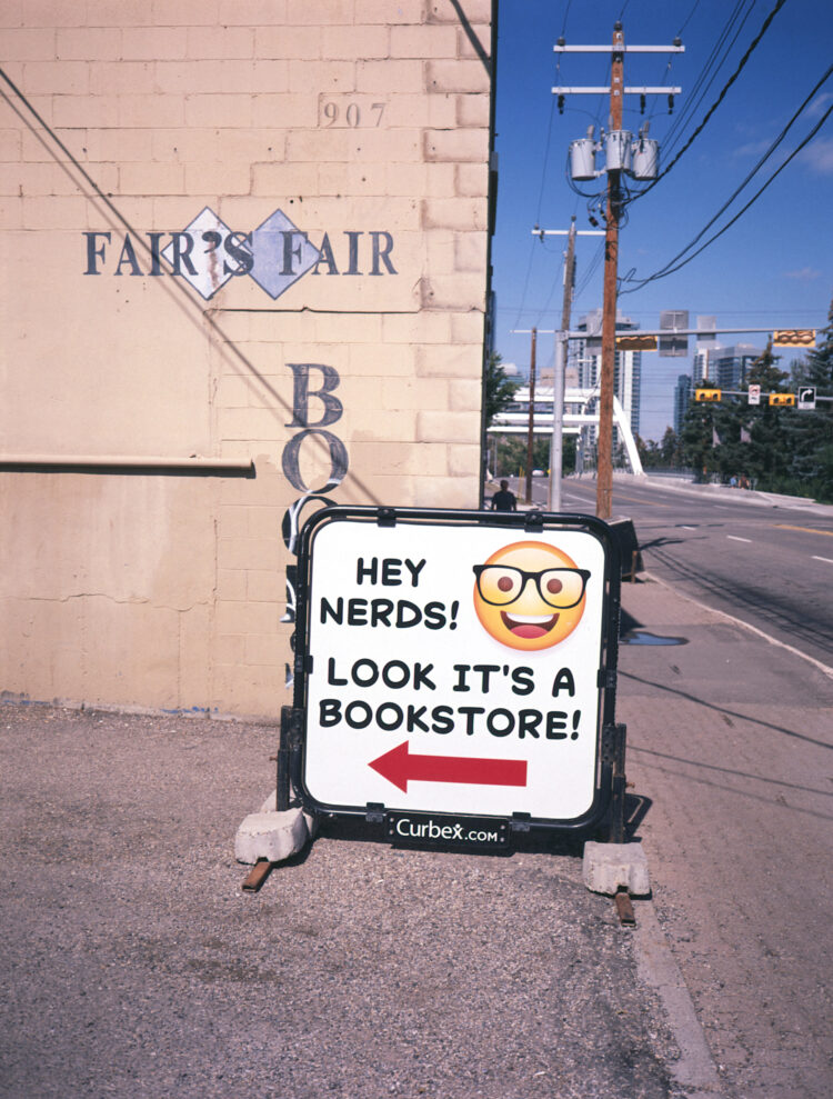 Fair's Fair Books sign