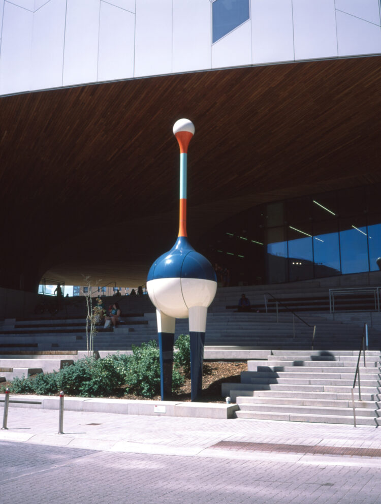 'Trio' - kinetic sculptures at the Calgary Public Library